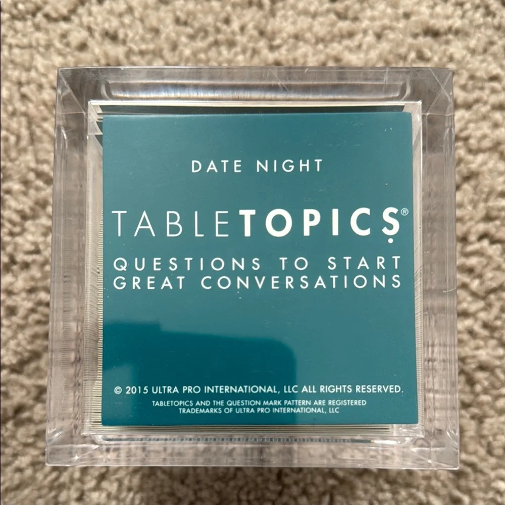 TableTopics Date Night Conversation Questions - Picture 1 of 4